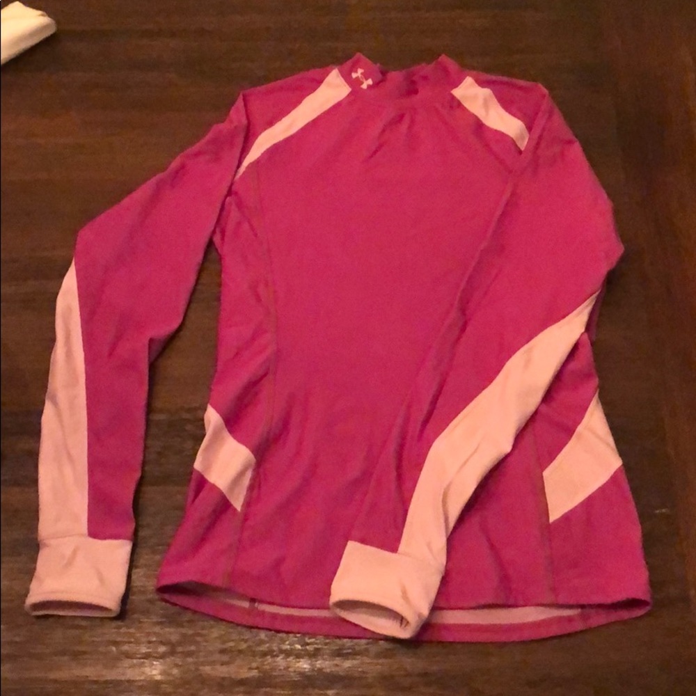 Pink under armor base layer